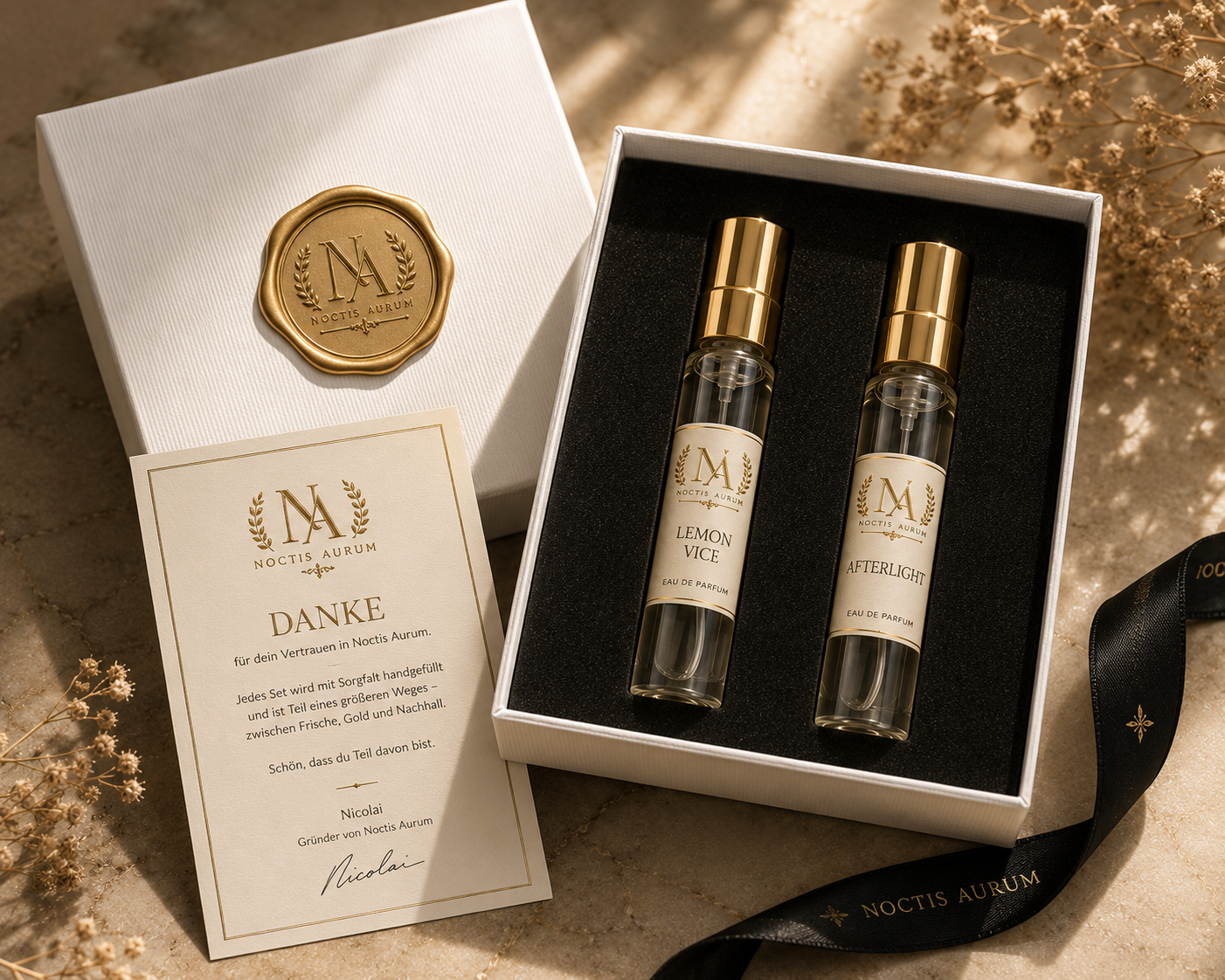 Noctis Aurum Discovery Set mit Lemon Vice und Afterlight