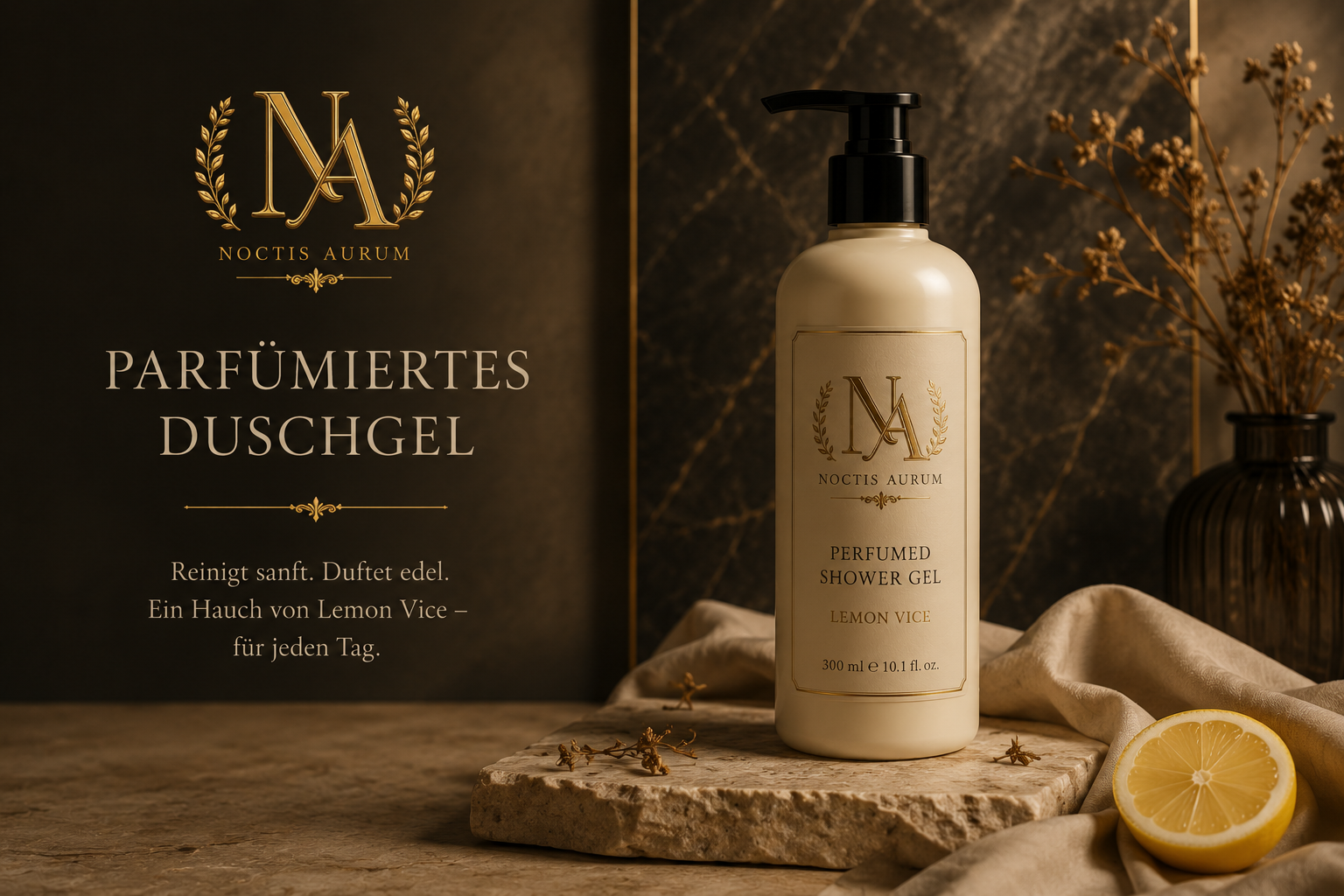 Noctis Aurum parfümiertes Duschgel