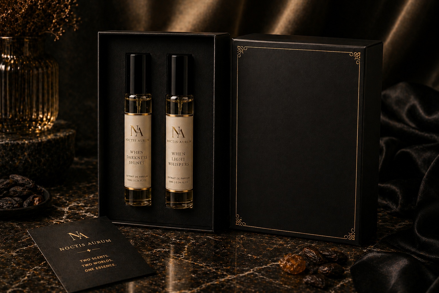 Noctis Aurum Discovery Set mit zwei 10-ml-Flakons